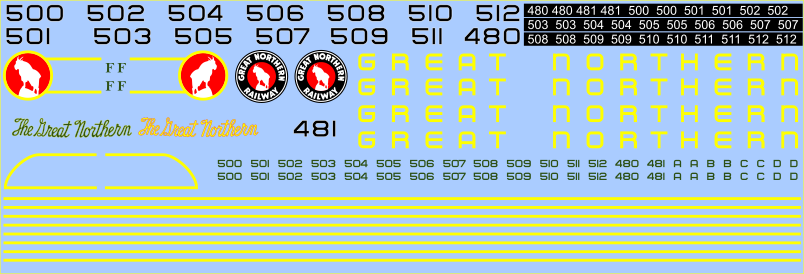 Custom GN E7 Decals